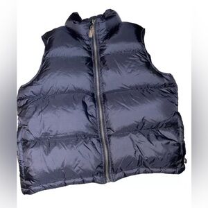 POLO JEANS CO. Ralph Lauren Goose Down Puffer Vest Blue Vintage Sz S petite